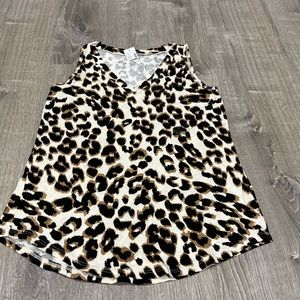 New Maurice’s Cheetah Print Small Tank Top K8